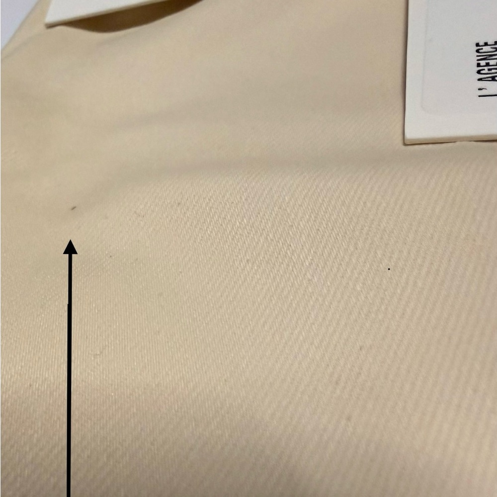 L’Agence Clayton Wide-Leg Coated Jean | NWT | Sz. 23 | French Vanilla | Cream - Picture 13 of 16